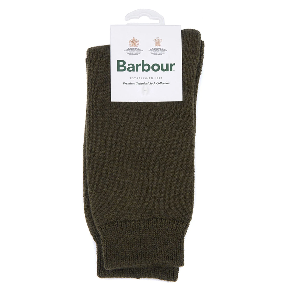 Barbour Wellington Calf Sock | Olive