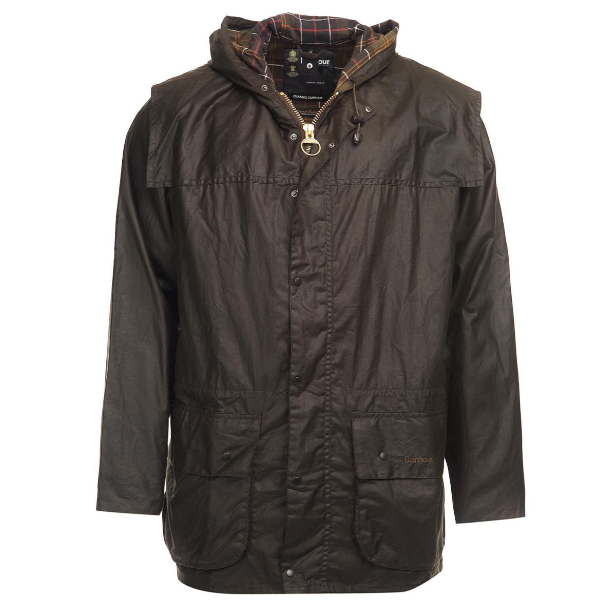 Barbour Classic Durham Men's Waxed Jacket | Olive