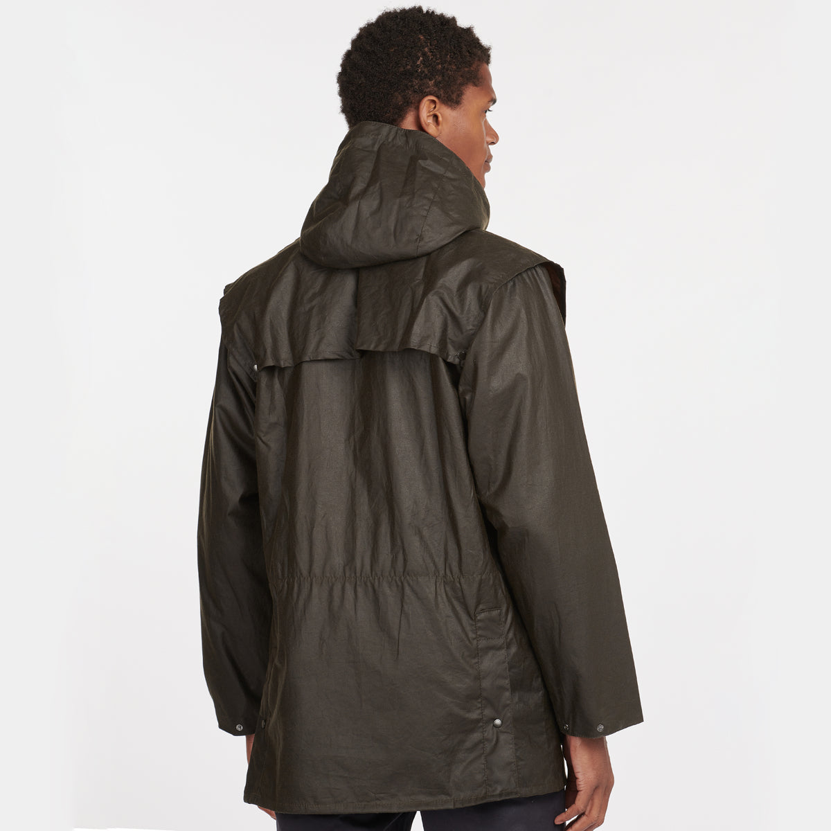 Barbour Classic Durham Men's Waxed Jacket | Olive