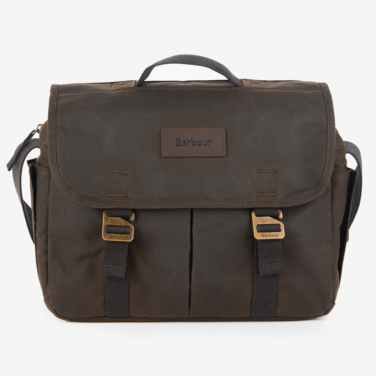 Barbour Essential Wax Satchel | Olive