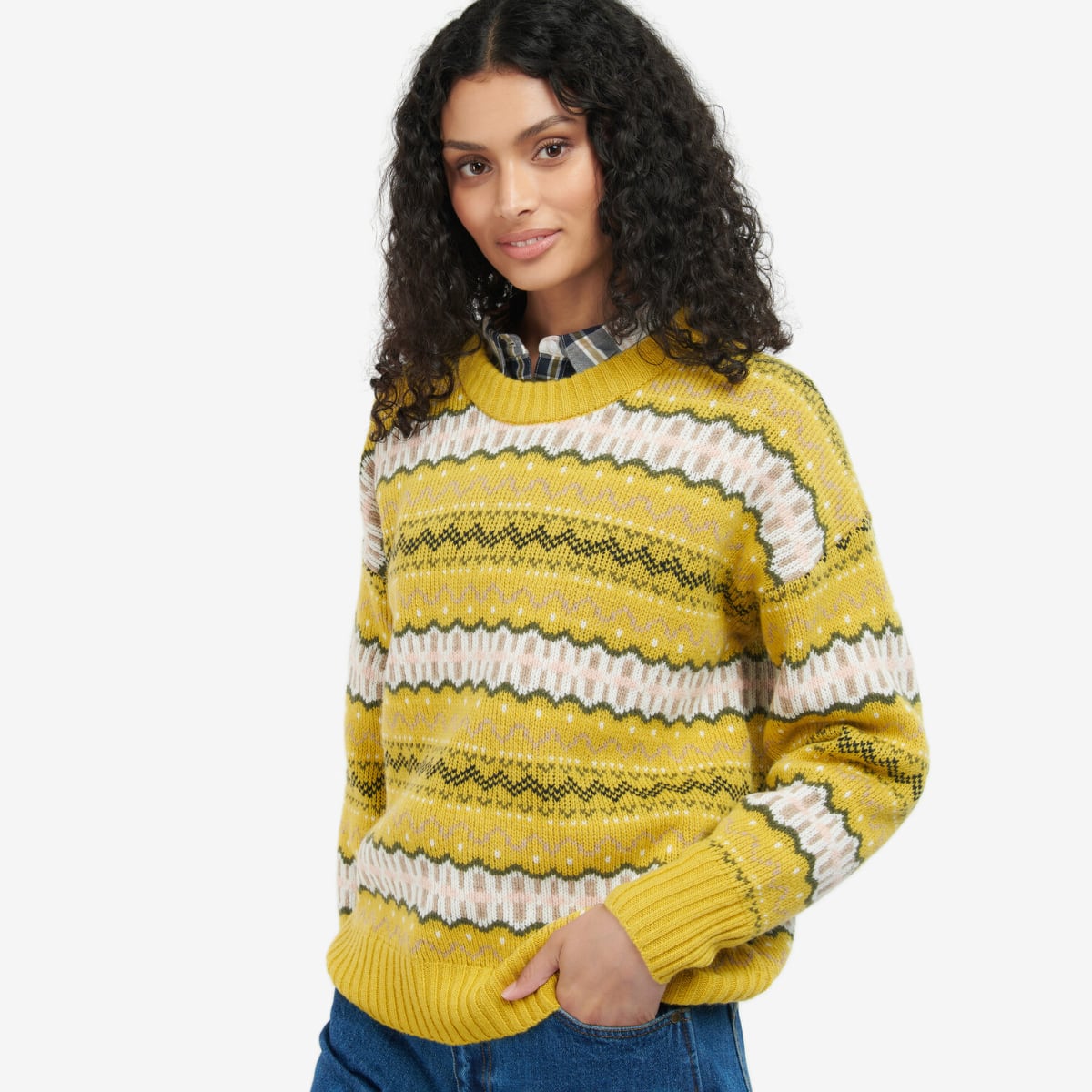 Barbour Galia Women's Knit | Limeade
