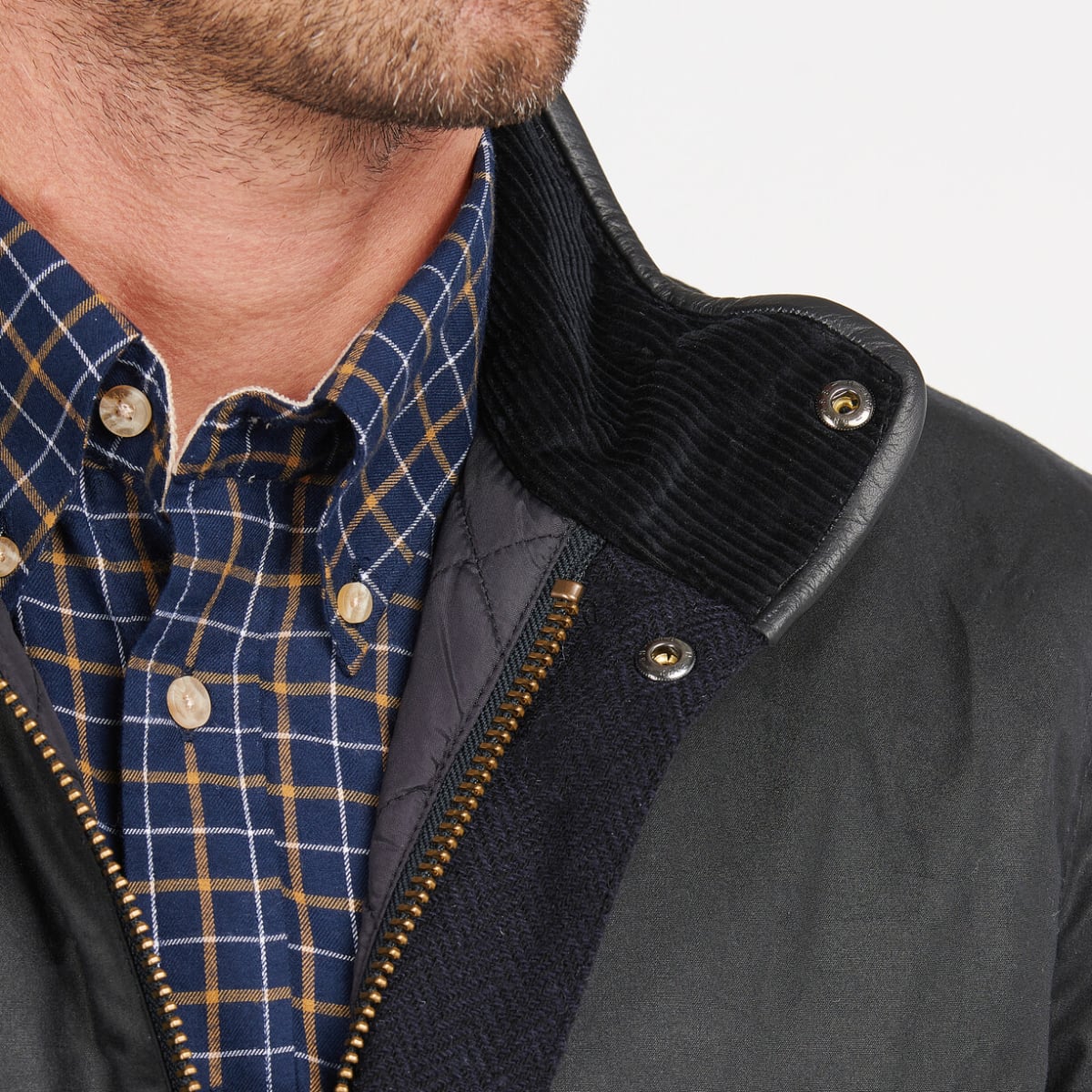 Barbour Hereford Men's Waxed Jacket | Navy