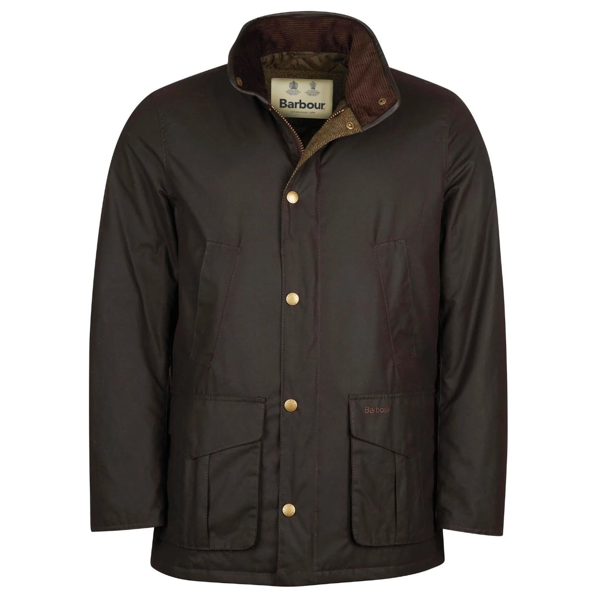 Barbour Hereford Men's Waxed Jacket | Rustic