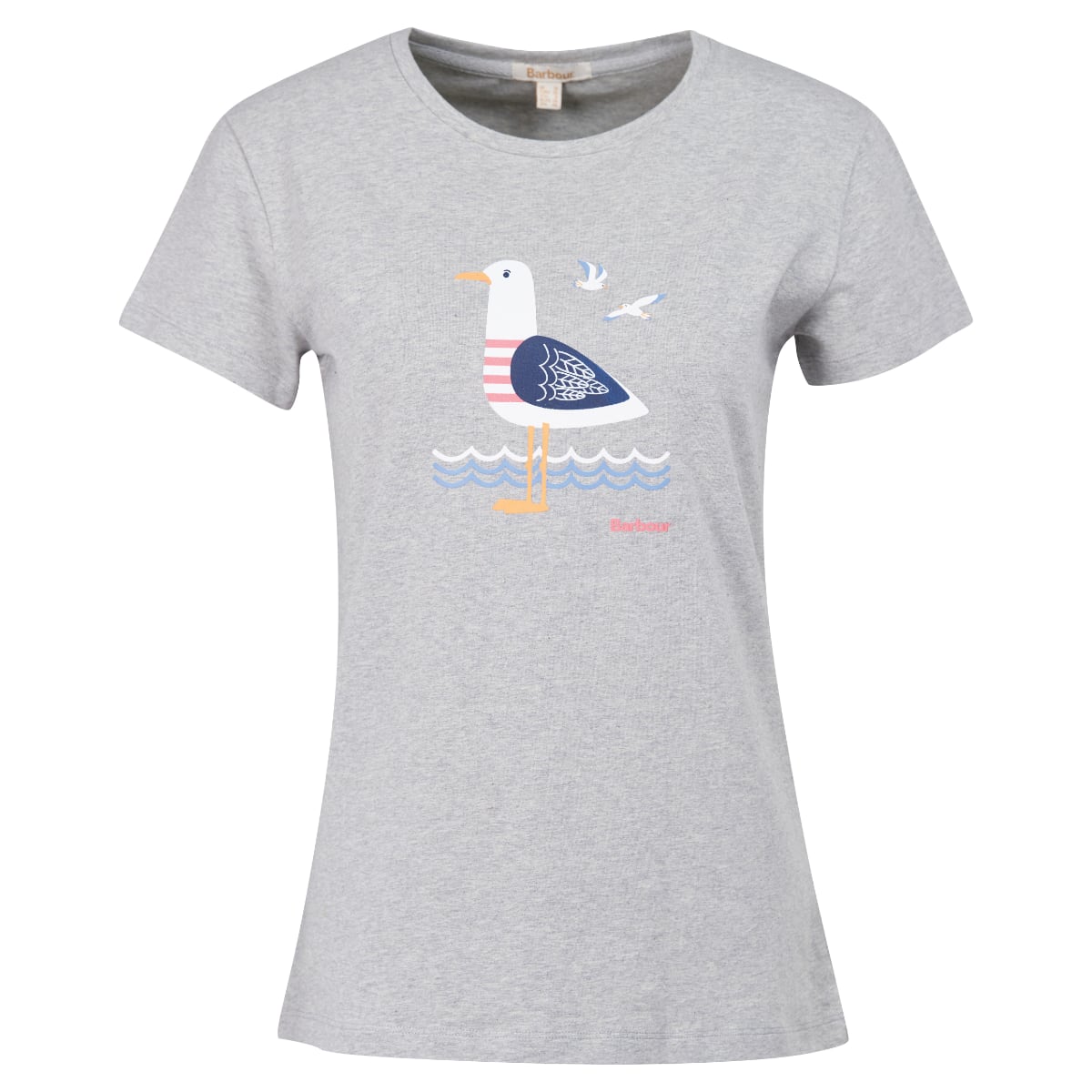 Barbour Merseyside Women's Tee | Light Grey