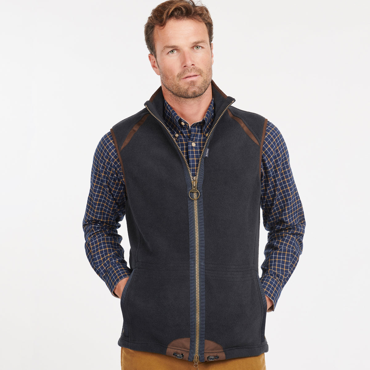 Barbour Langdale Fleece Men's Gilet | Navy