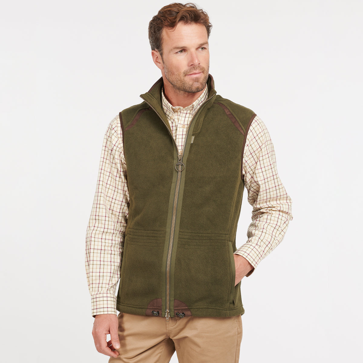 Barbour Langdale Fleece Men's Gilet | Olive