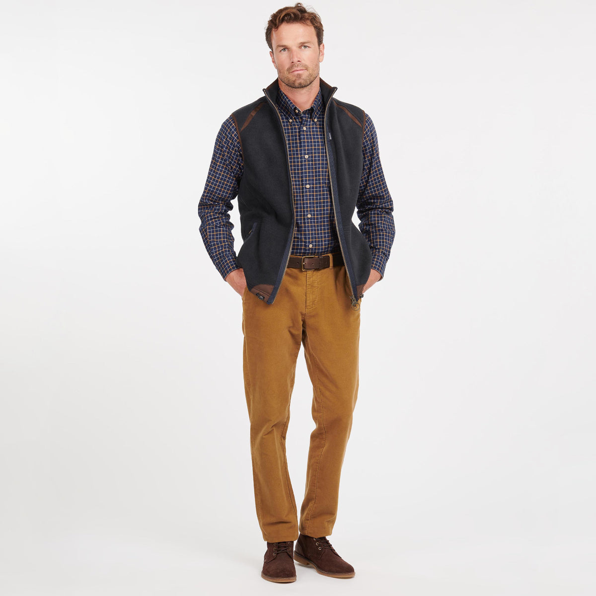 Barbour Langdale Fleece Men's Gilet | Navy