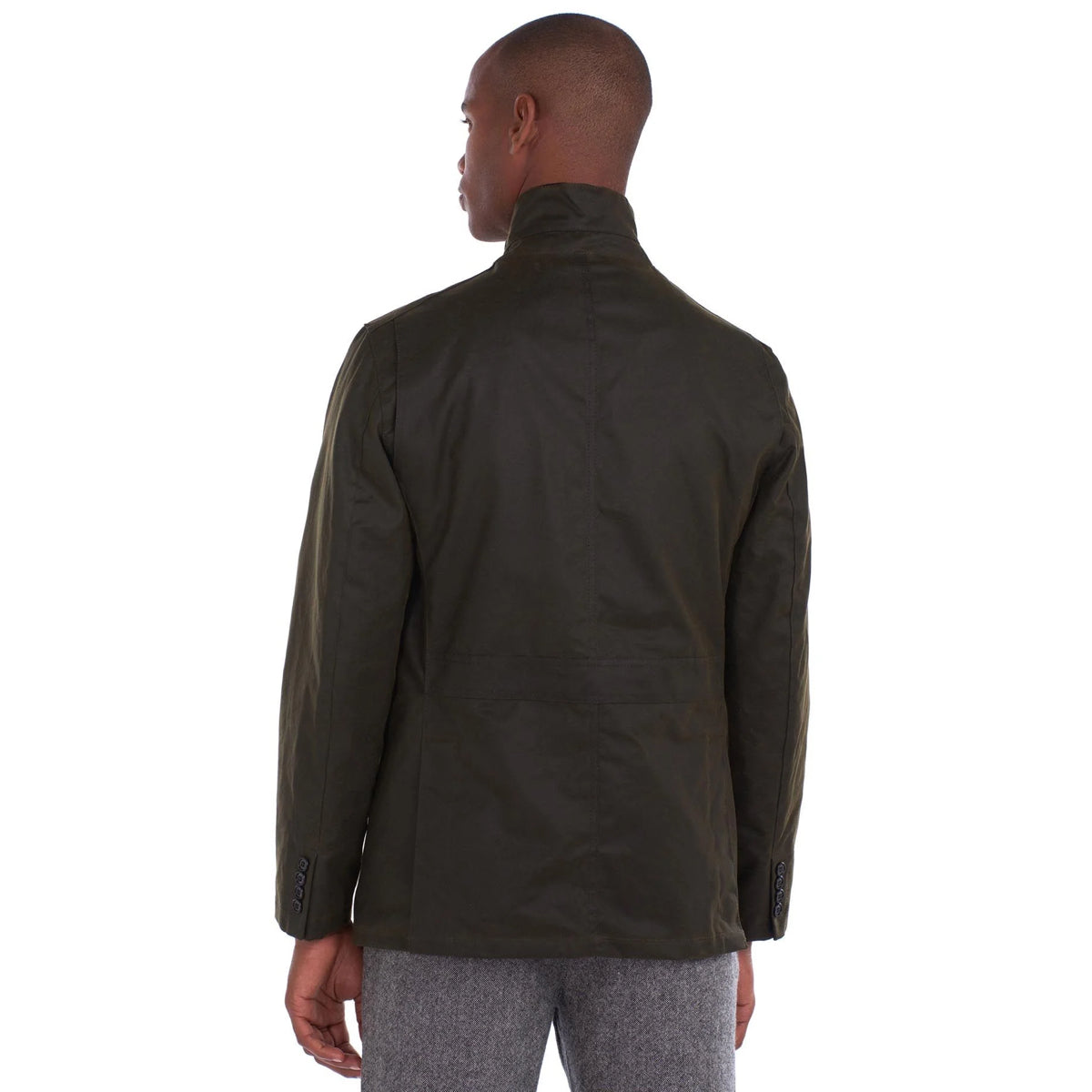 Barbour Lutz Men's Waxed Jacket | Olive