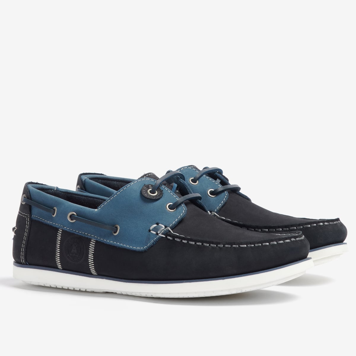 Barbour Wake Men's Boat Shoe | Washed Blue