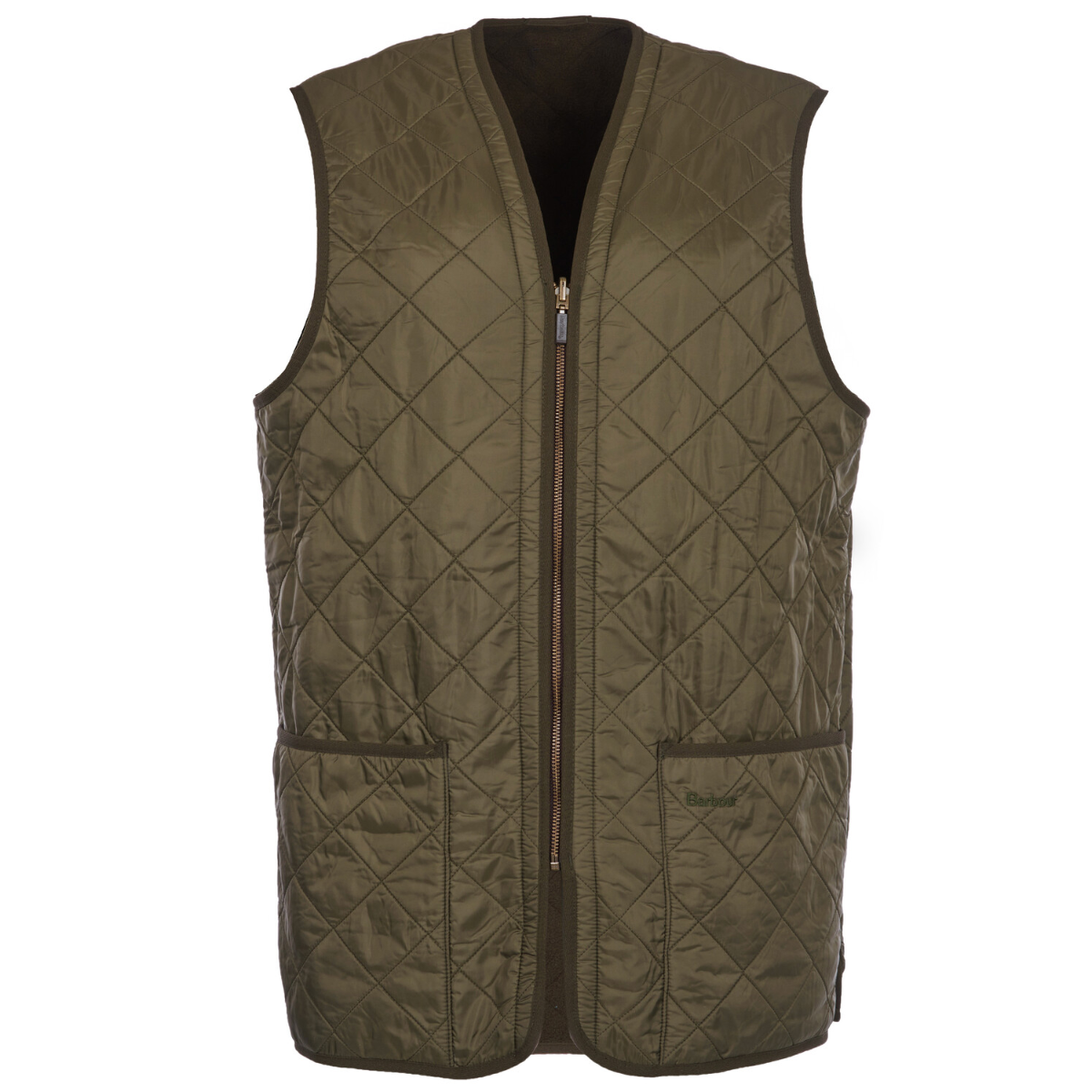 Barbour Polarquilt Zip-In Liner Men's Gilet | Olive