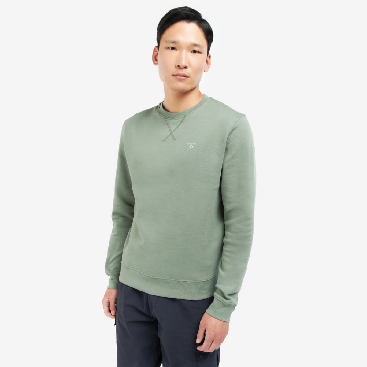 Barbour Ridsdale Men's Crew | Agave Green
