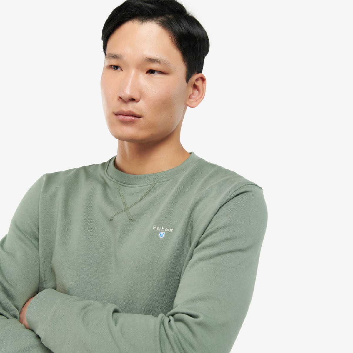Barbour Ridsdale Men's Crew | Agave Green