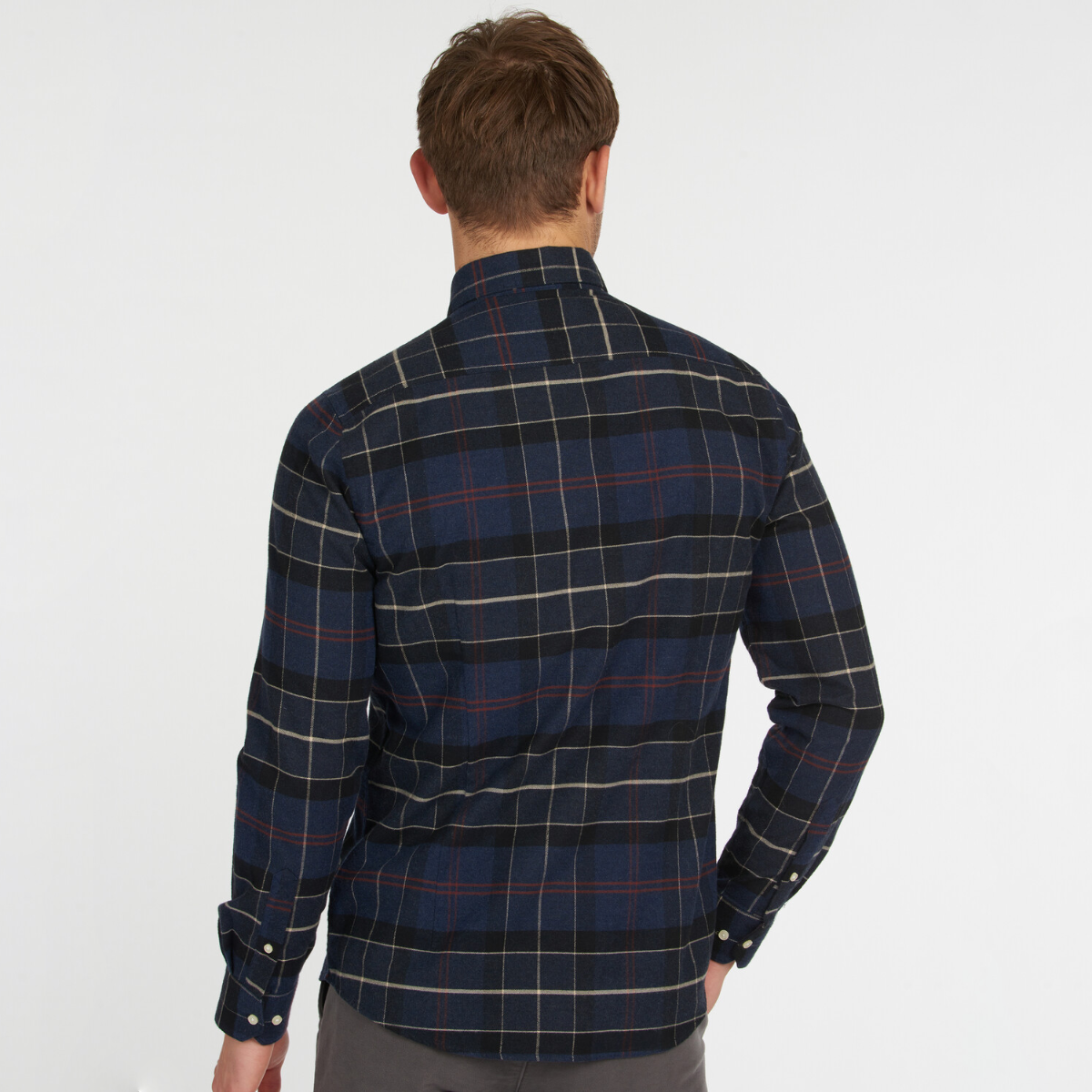 Barbour Lustleigh Tailored Fit Men's Shirt | Navy Marl
