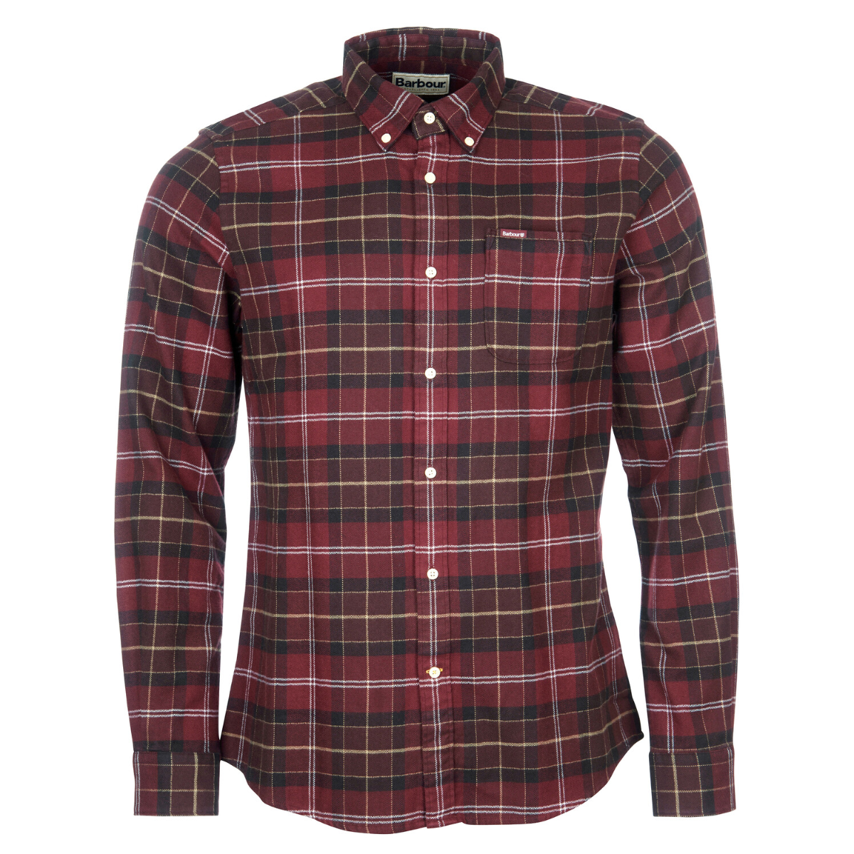 Barbour Kyeloch Tailored Fit Men's Shirt | Winter Tartan Red