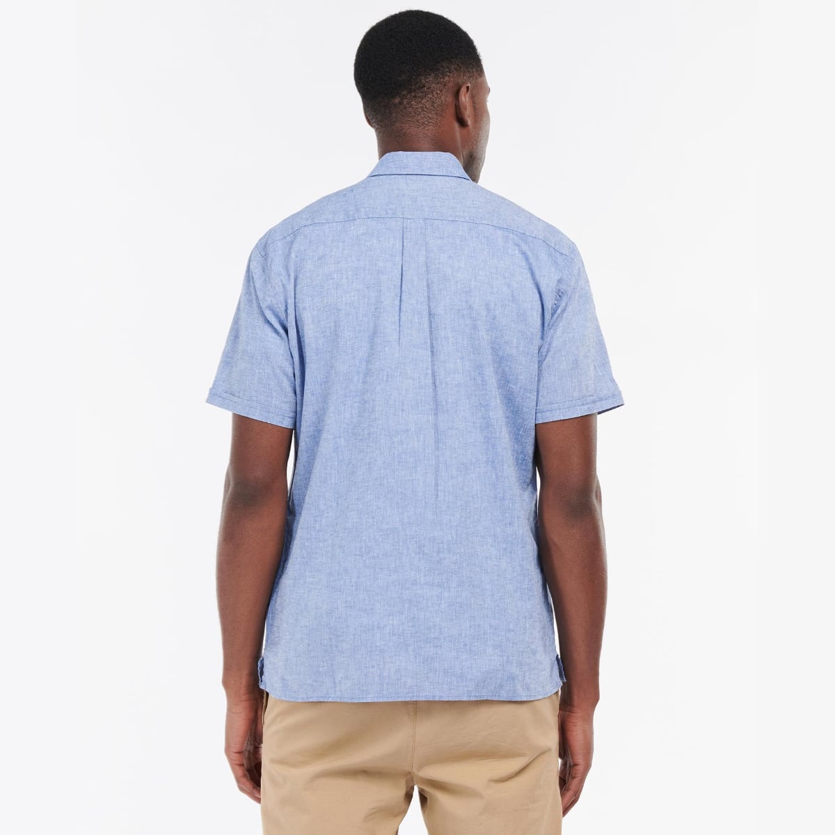 Barbour Nelson Short Sleeve Men's Shirt | Blue
