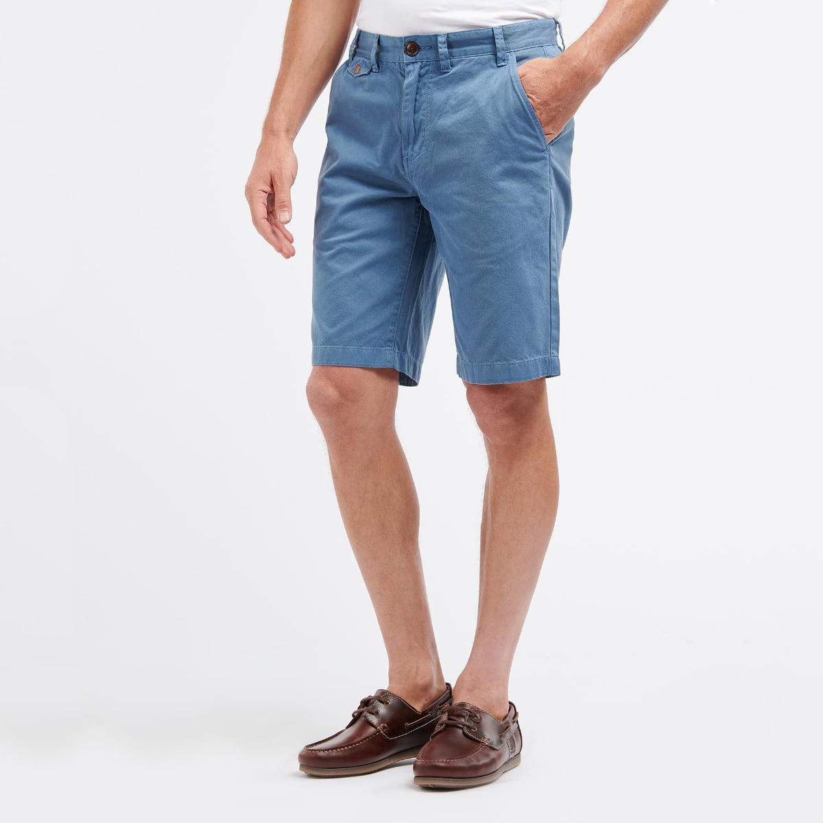 Barbour Neuston Twill Men's Shorts | Force Blue