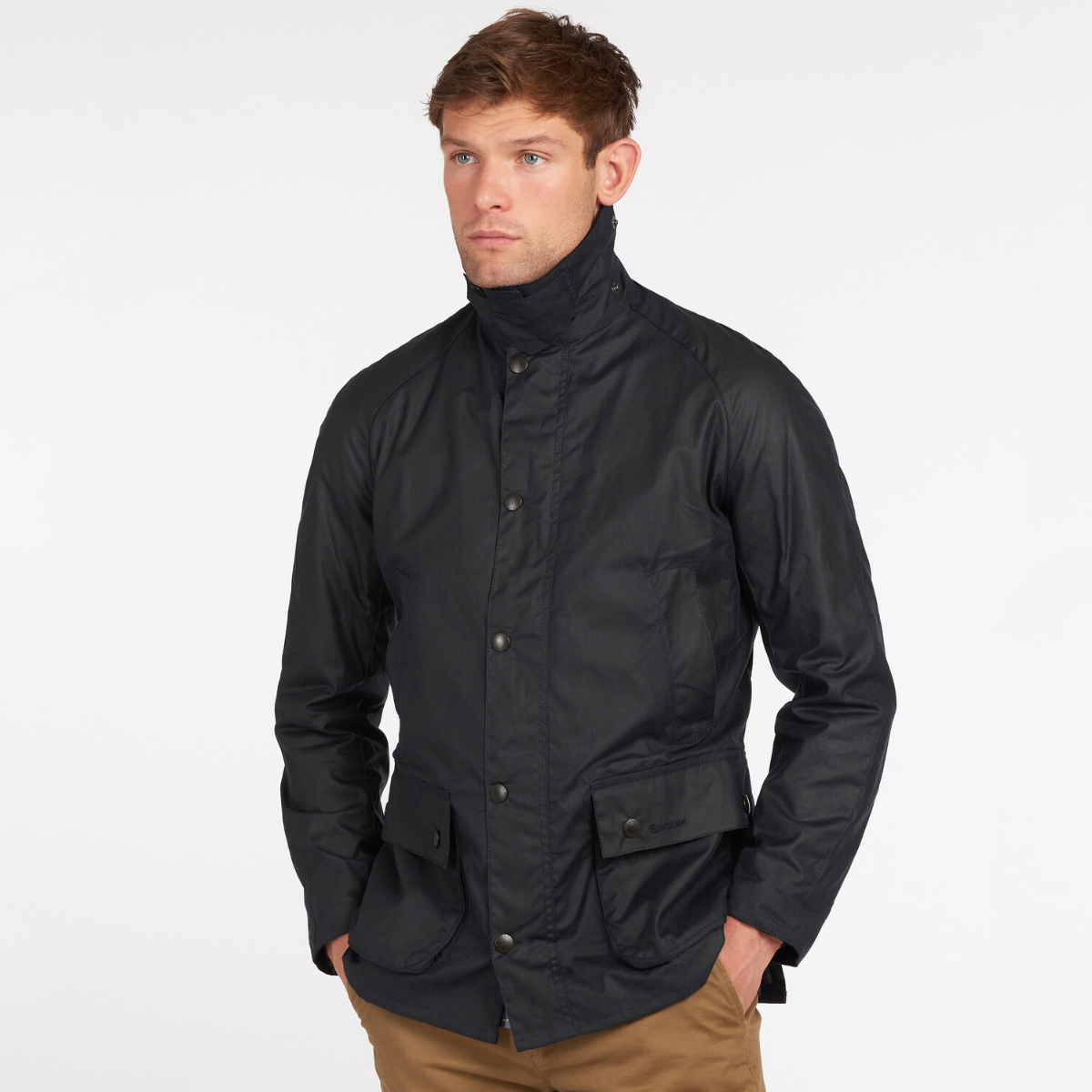 Barbour Ashby Men's Waxed Jacket | Navy