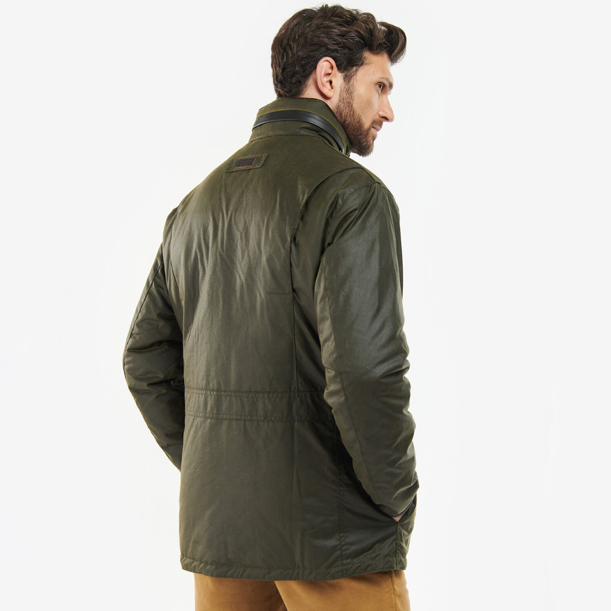 Barbour Malcolm Men's Waxed Jacket | Archive Olive