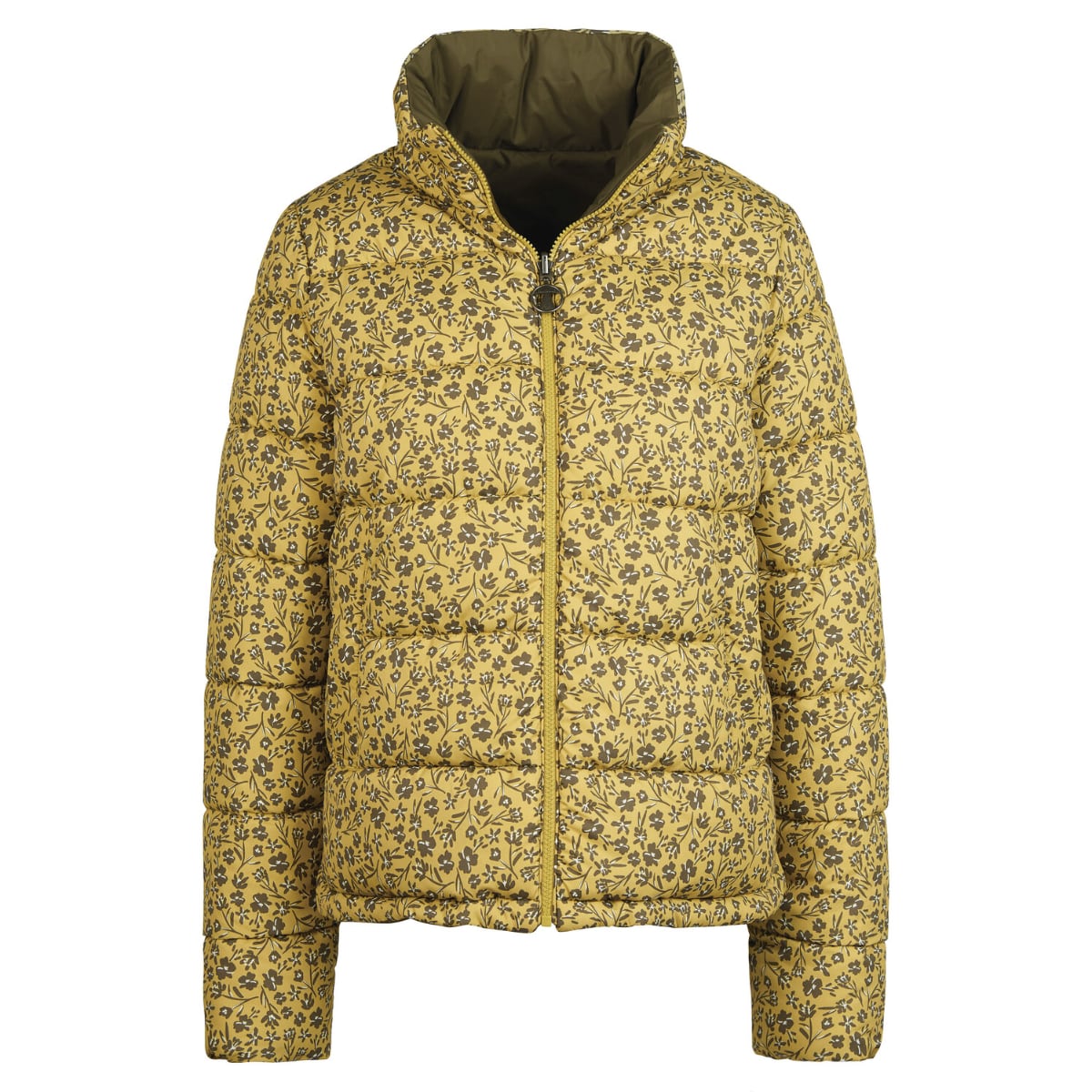 Barbour Marin Reversible Women's Quilted Jacket | Limeade