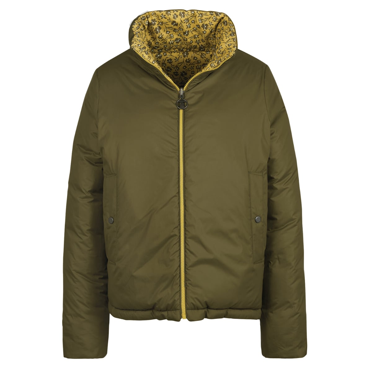 Barbour Marin Reversible Women's Quilted Jacket | Limeade