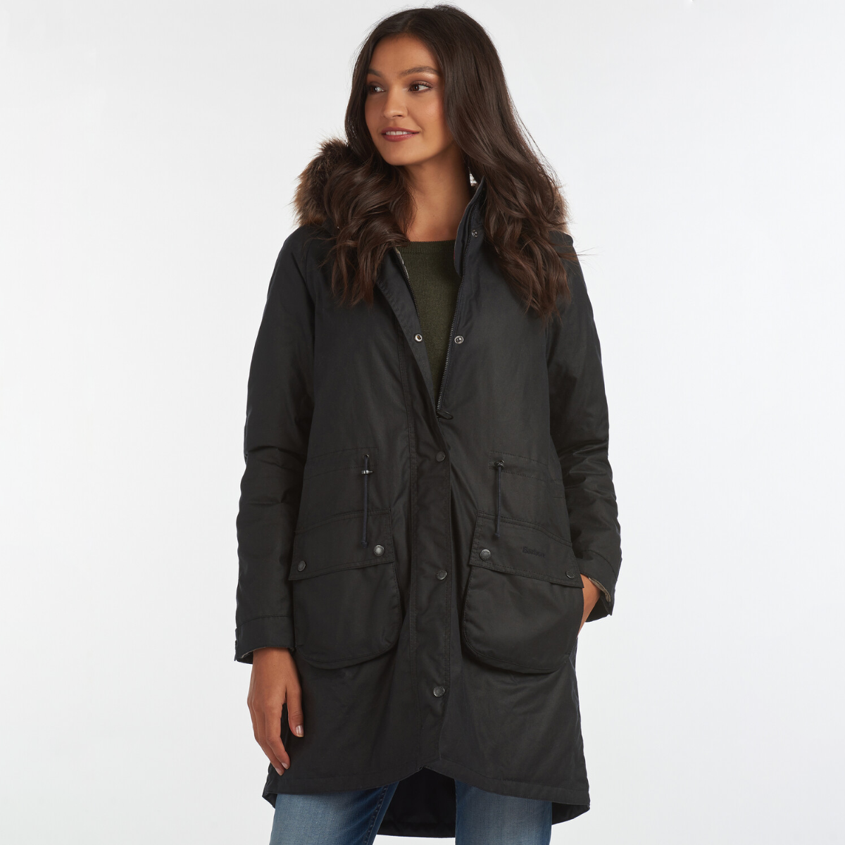 Barbour Mull Women's Waxed Jacket | Navy