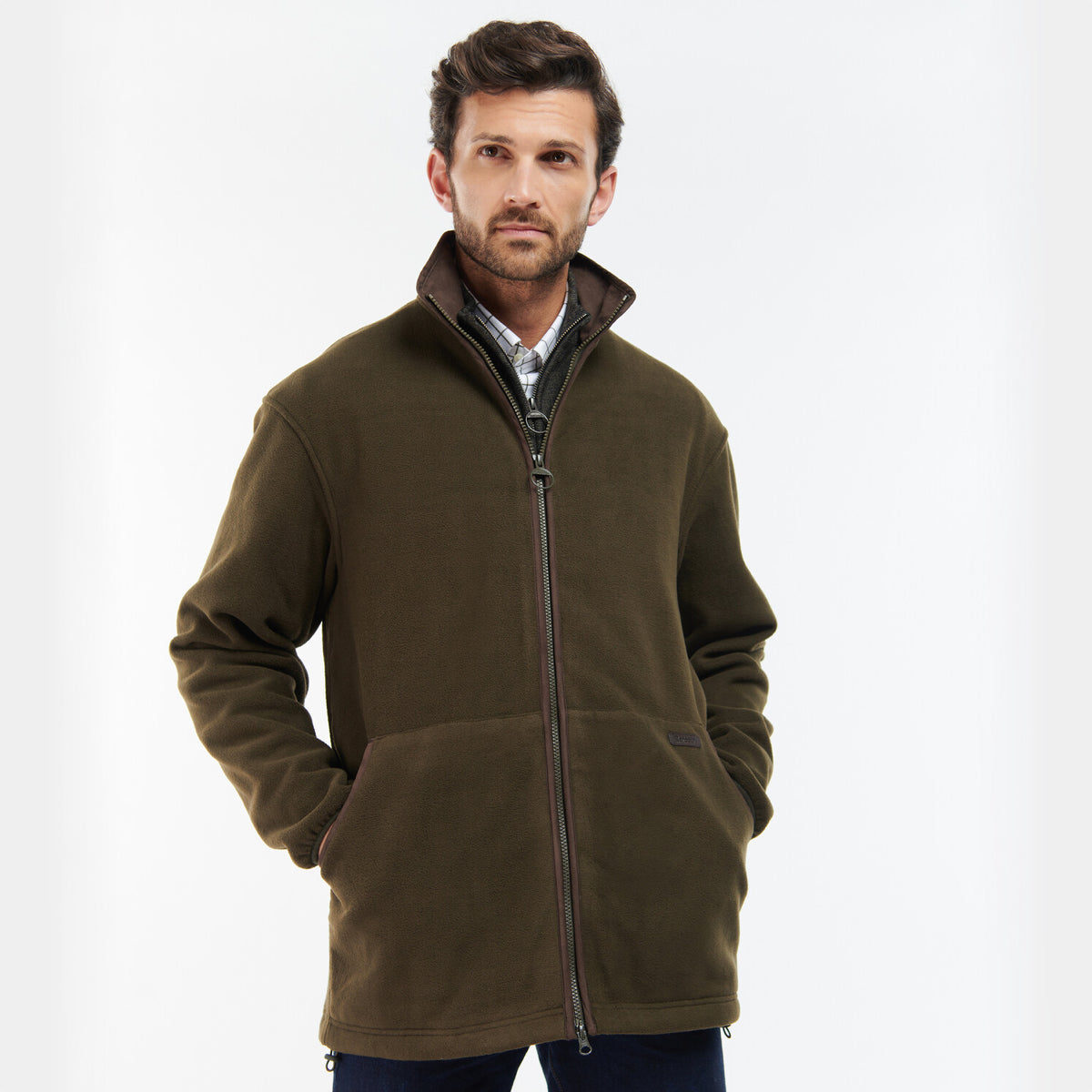 Barbour Oakmoor Fleece Men's Jacket | Olive