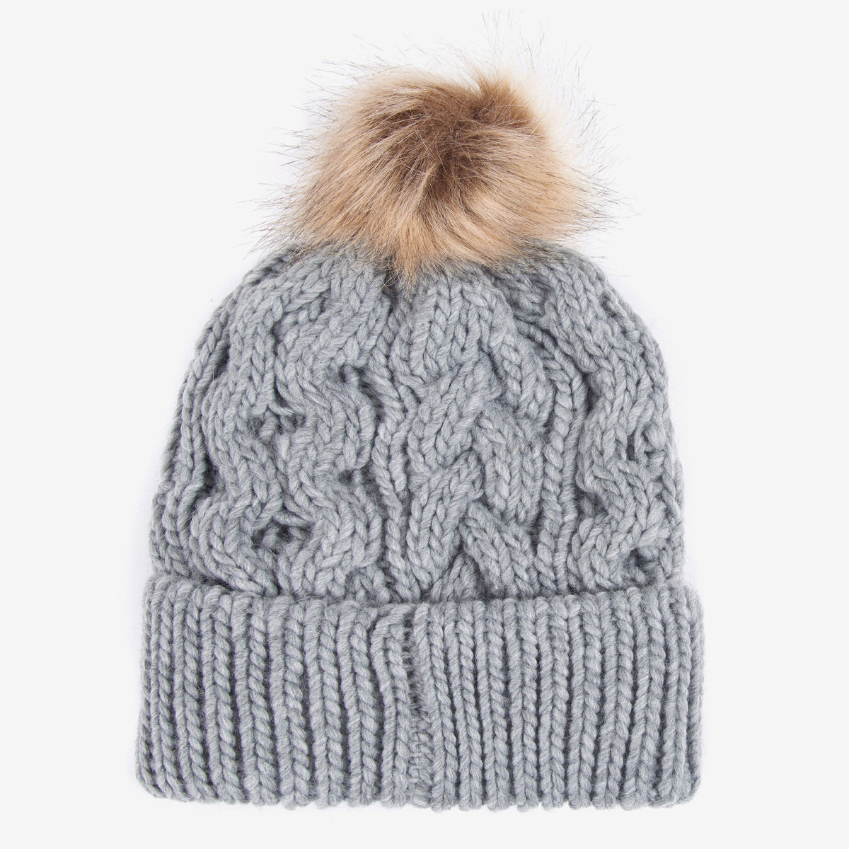 Barbour Penshaw Cable Beanie | Grey