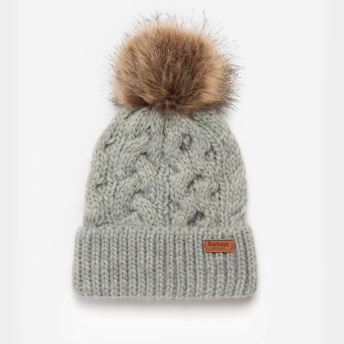 Barbour Penshaw Beanie & Scarf Set | Grey