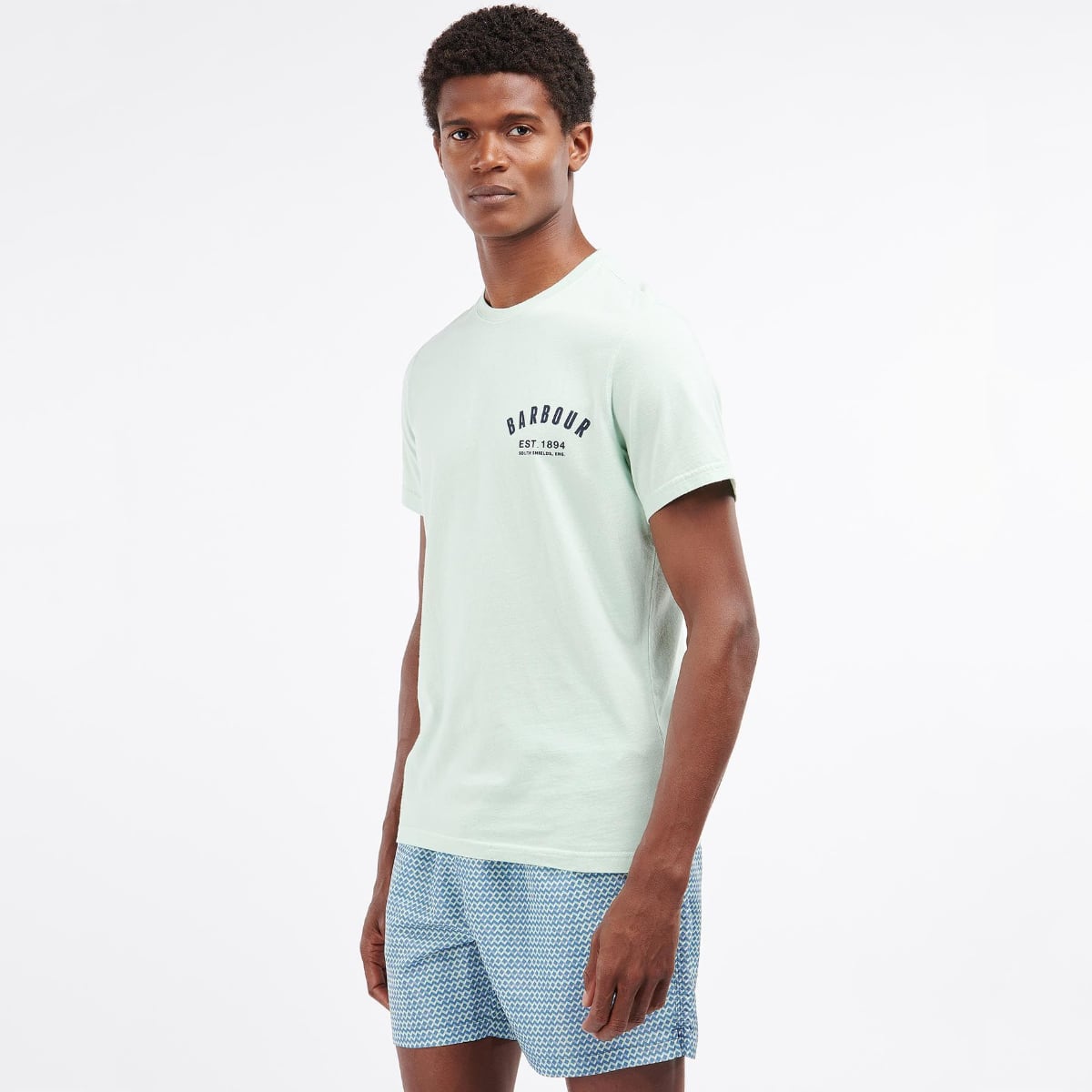 Barbour Men's Preppy T-Shirt | Dusty Mint