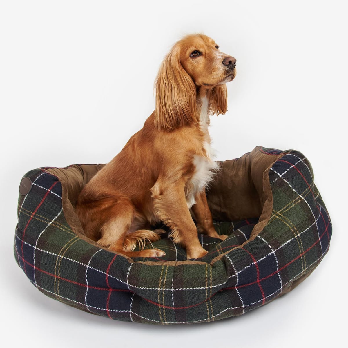 Barbour Luxury Dog Bed 35 Inch  | Classic Tartan