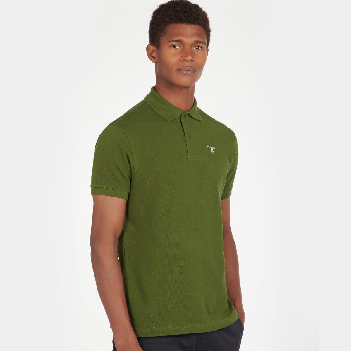 Barbour Men's Sports Polo Shirt | Rifle Green