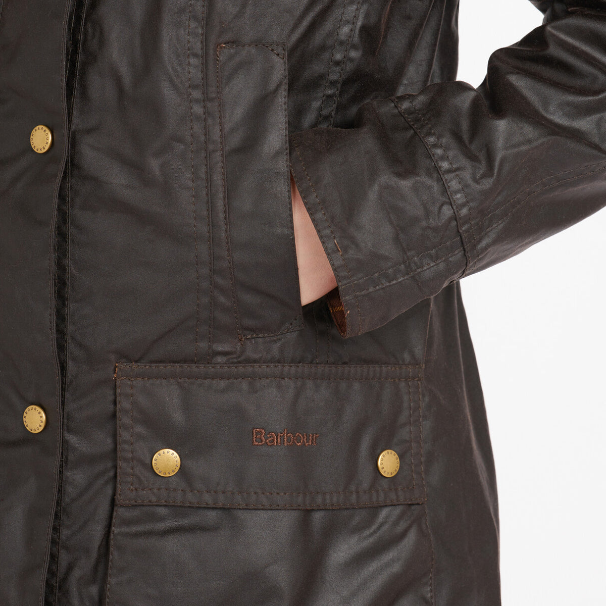Barbour Beadnell Women's Waxed Jacket | Rustic