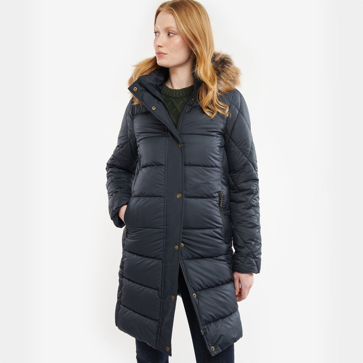 Barbour Daffodil Women's Quilted Jacket | Dark Navy