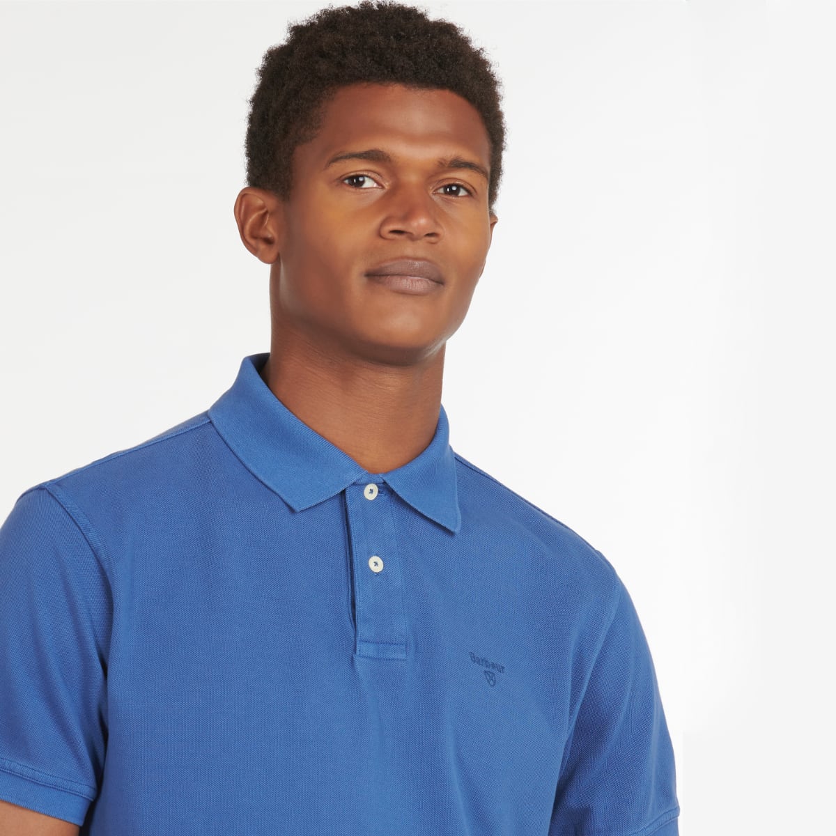 Barbour Washed Sports Polo | Marine Blue
