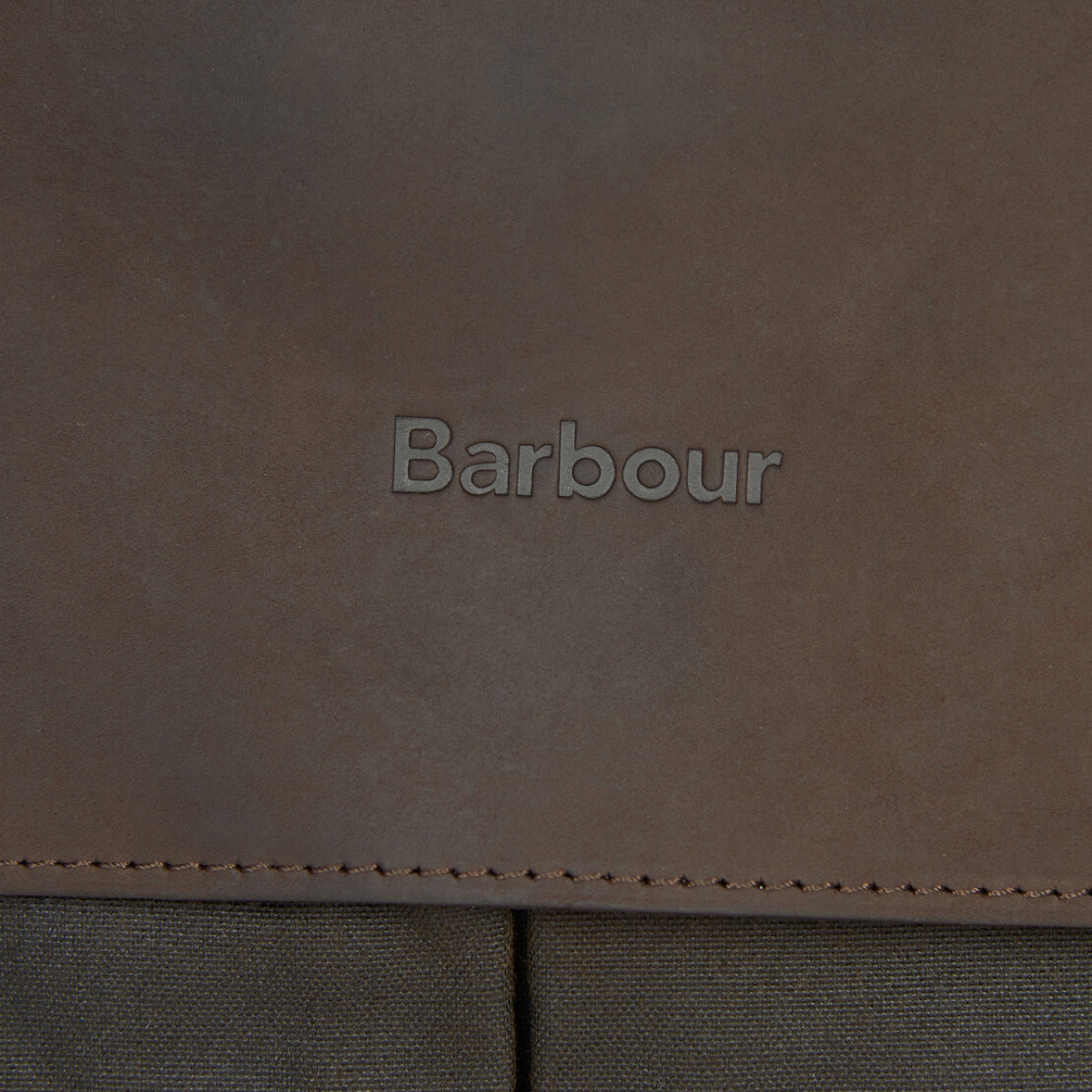 Barbour Wax Leather Briefcase | Olive