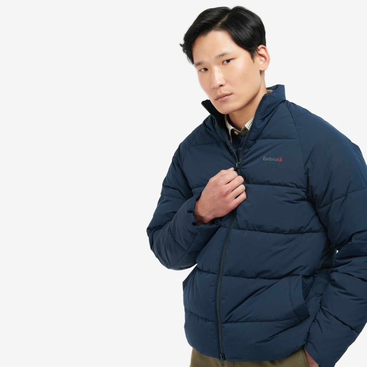 Barbour Weir Baffle Insulated Men's Jacket | Navy