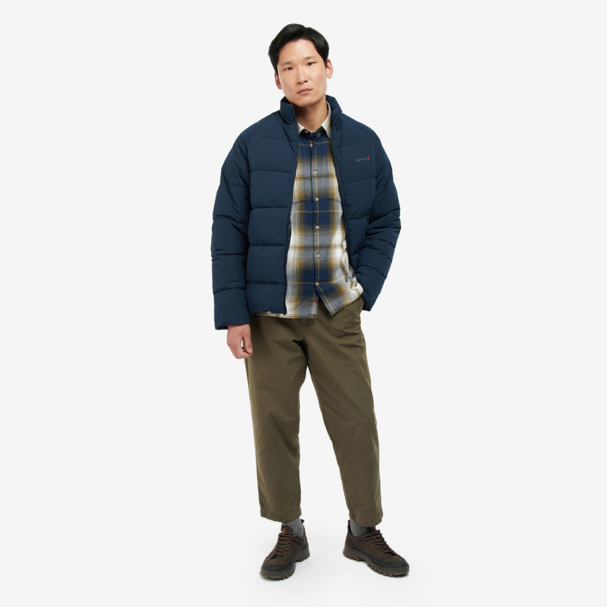 Barbour Weir Baffle Insulated Men's Jacket | Navy