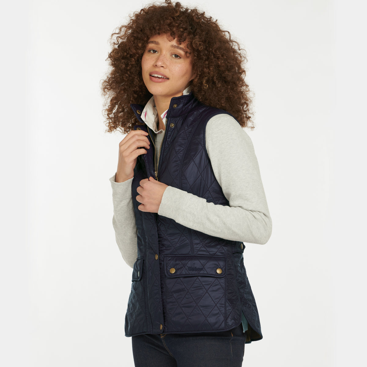 Barbour Wray Women's Quilted Gilet | Navy