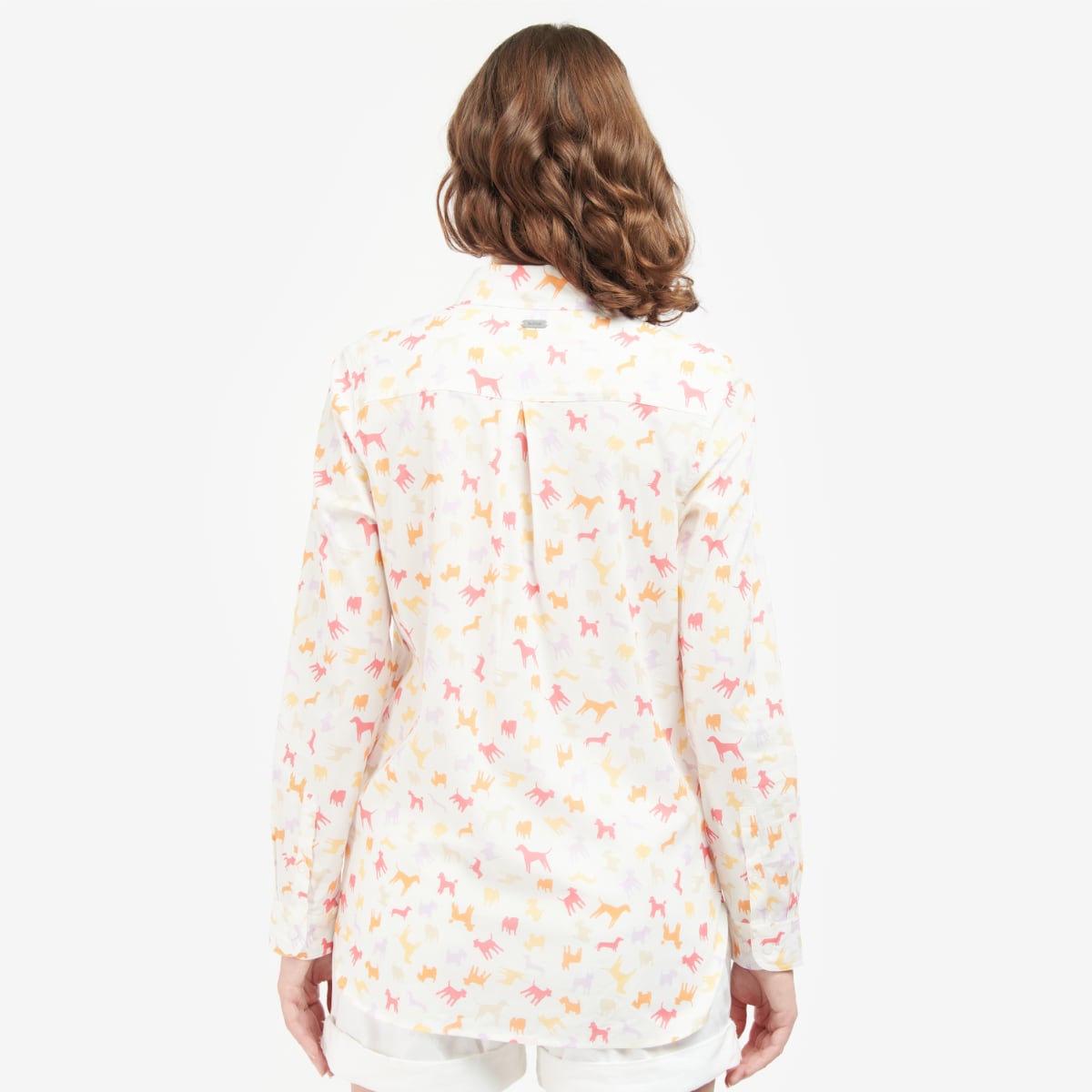 Barbour Safari Women's Top | Cloud / Multi Dog Print