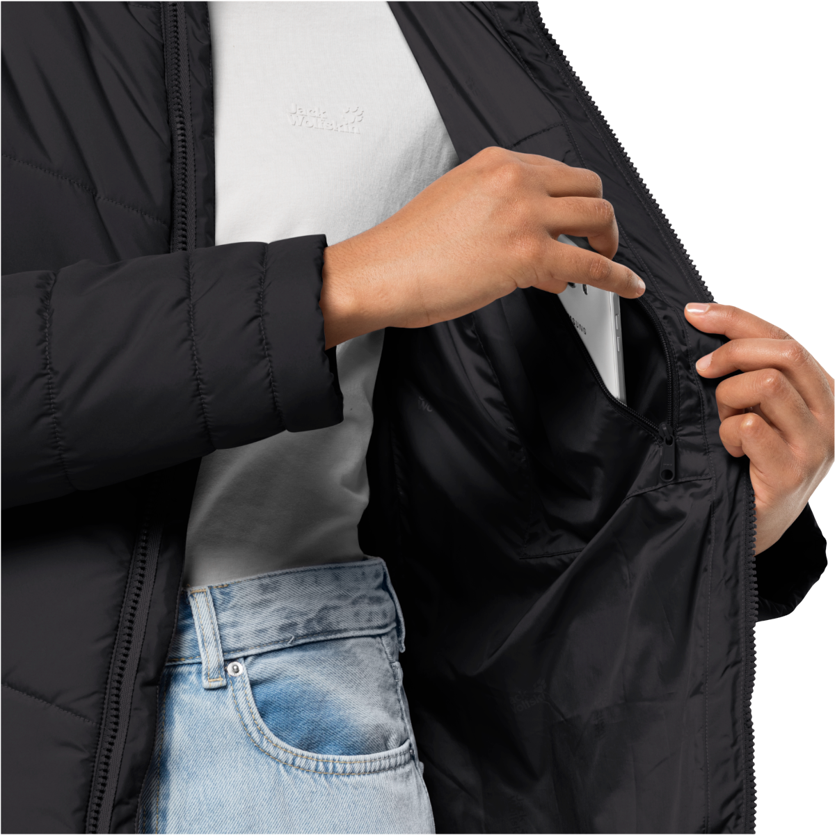 Jack Wolfskin North York Insulated Women's Coat | Black