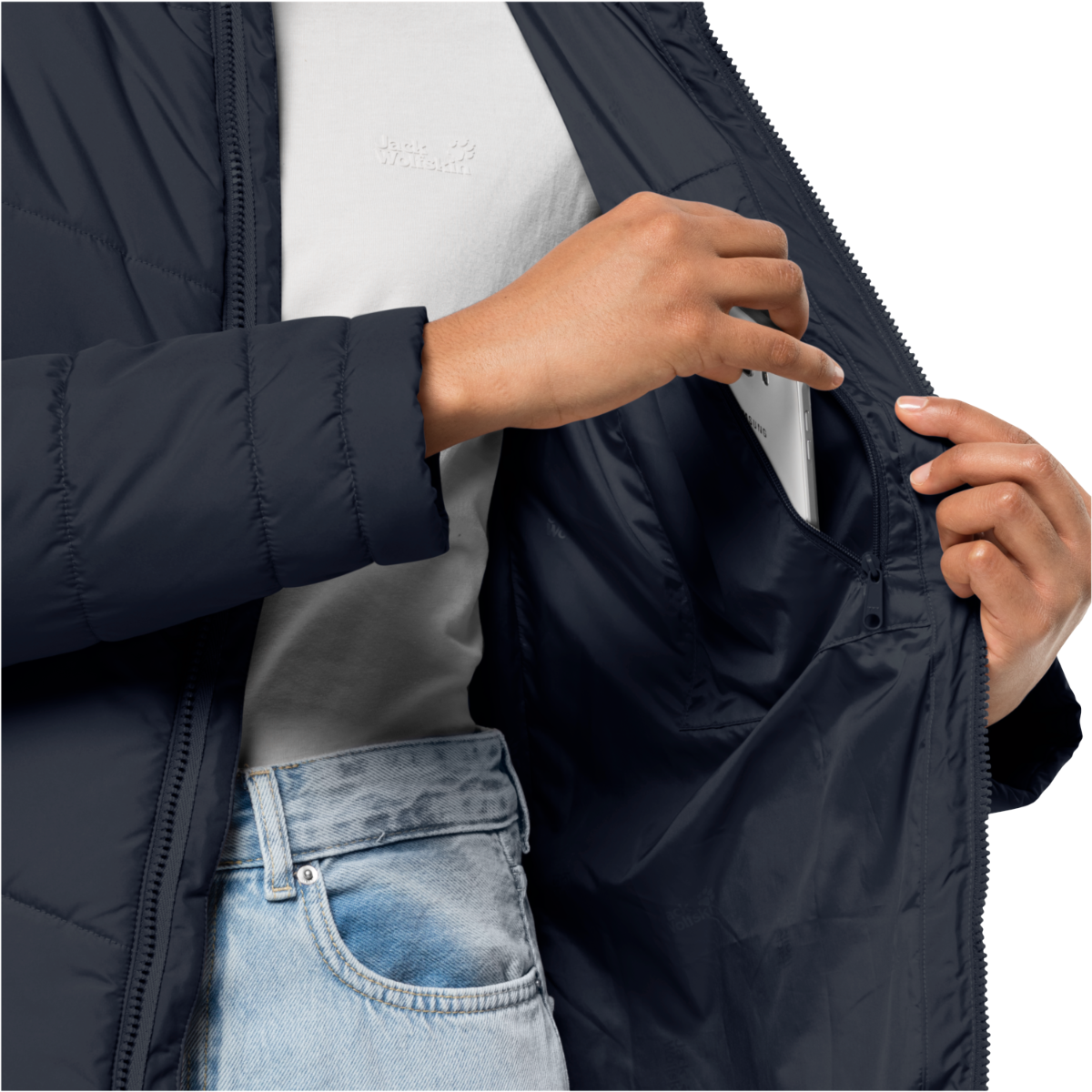 Jack Wolfskin North York Insulated Women's Coat | Night Blue