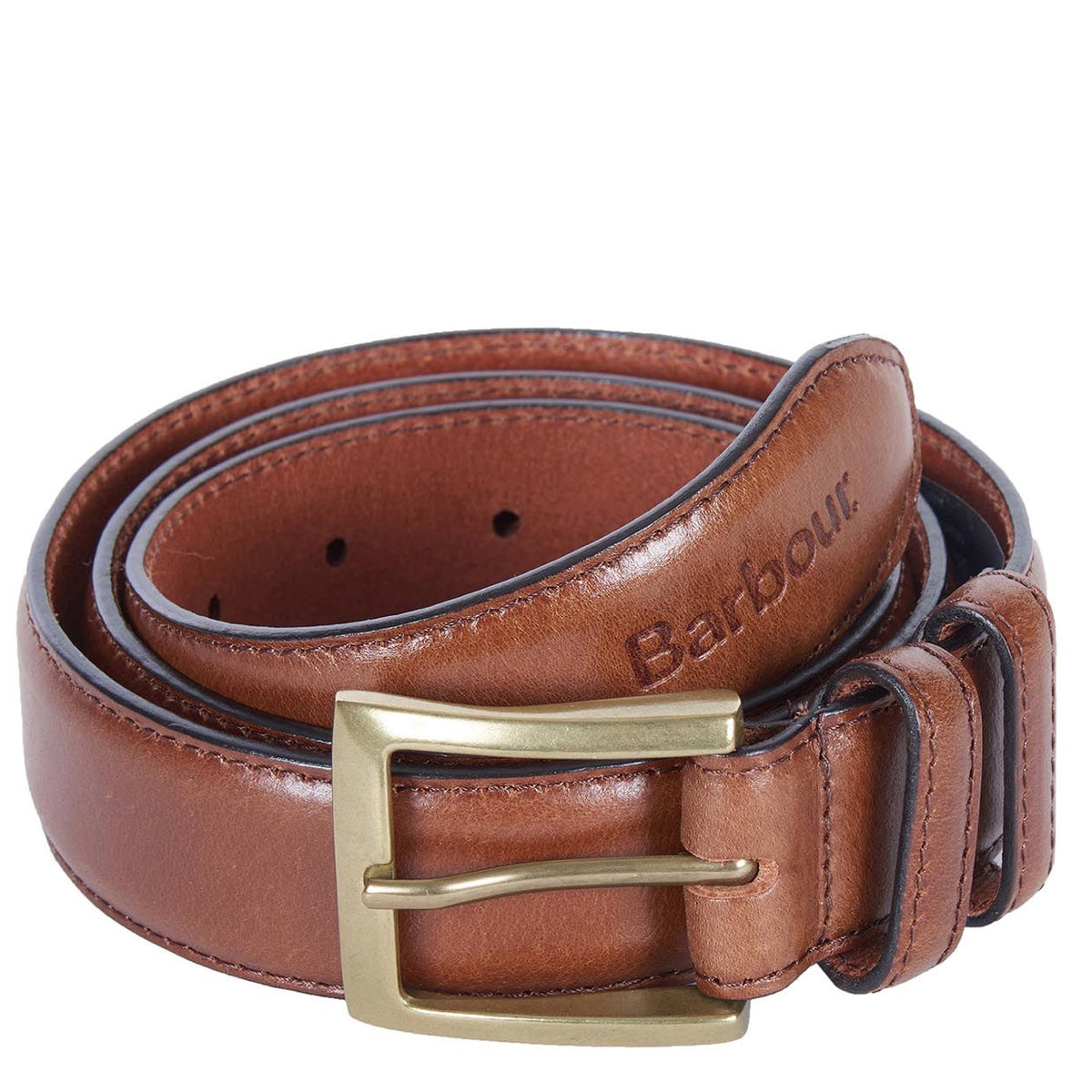 Barbour Leather Belt (Gift Box) | Dark Brown