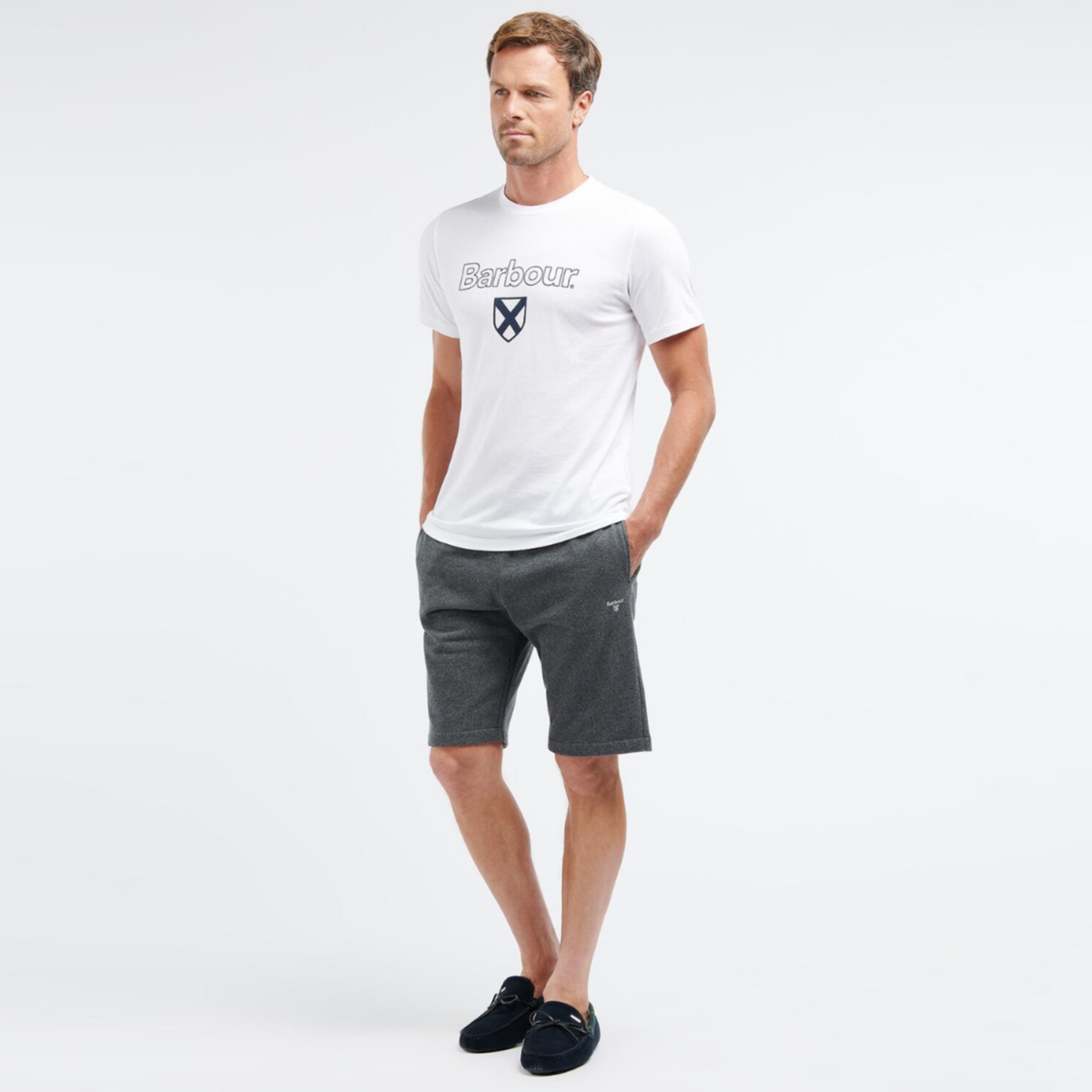 Barbour Nico Men's Lounge Short | Charcoal Marl
