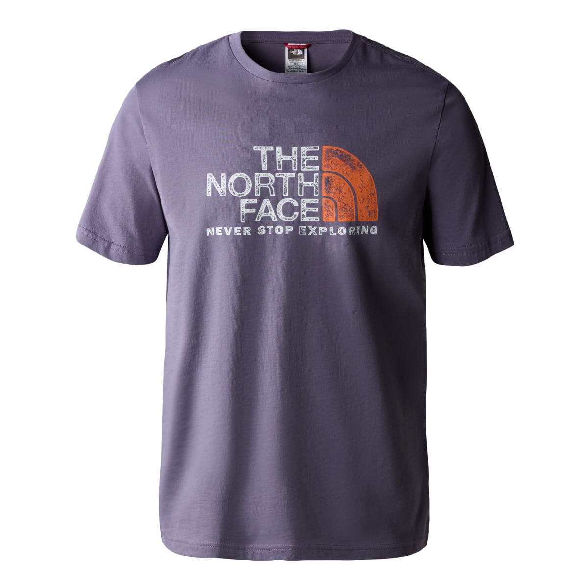 The North Face Rust Men's T-Shirt | Lunar Slate - Dusty Coral Orange