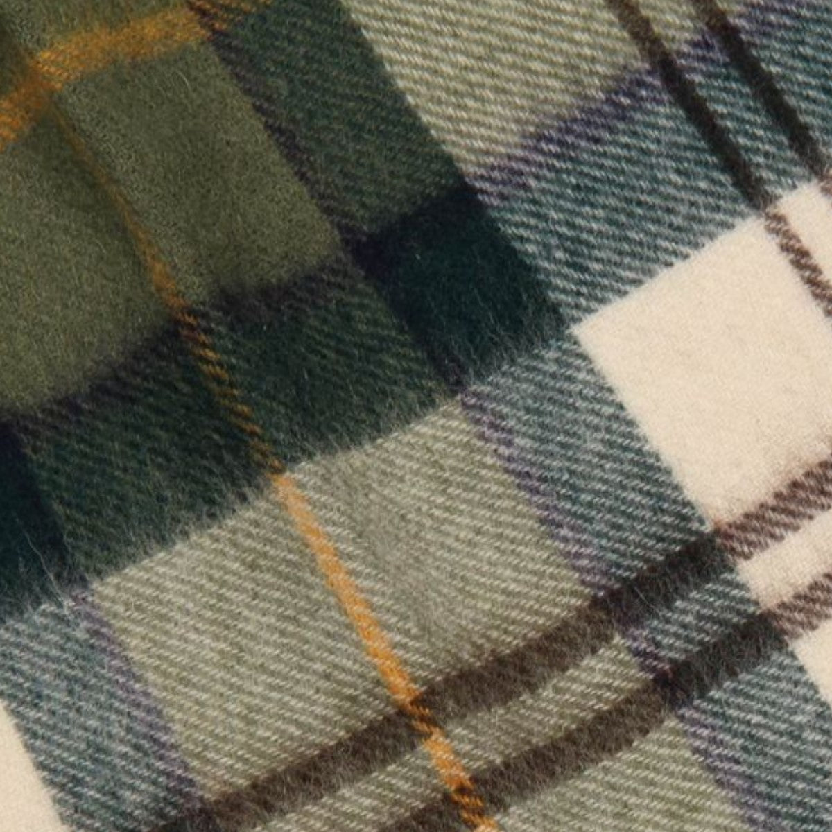 Barbour merino Cashmere Tartan Scarf | Ancient