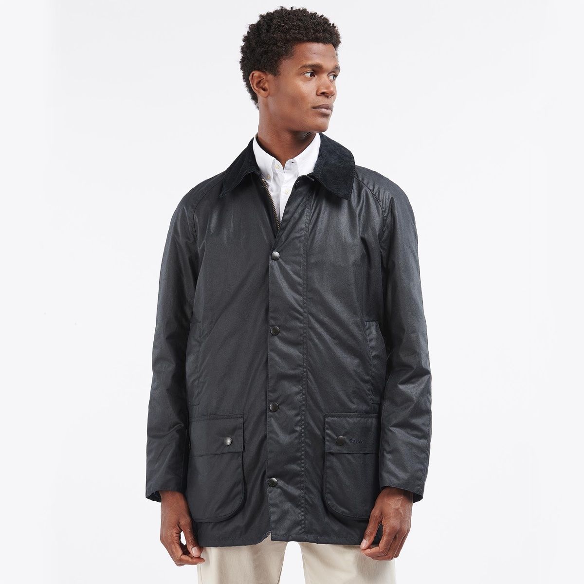 Barbour Beausby Men's Waxed Jacket | Navy