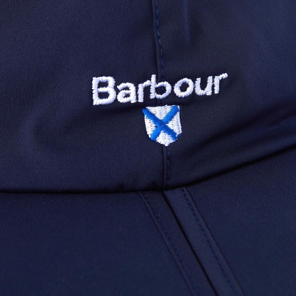 Barbour Crest Waterproof Packaway Sports Cap | Navy