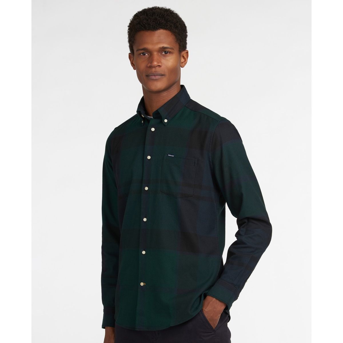 Barbour Dunoon Tailored Fit Men's Shirt | Black Watch Tartan