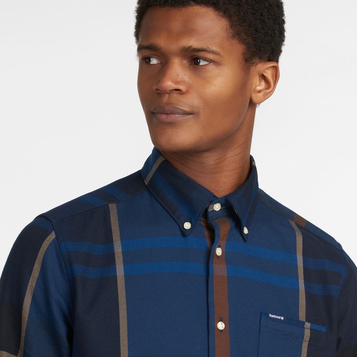 Barbour Dunoon Tailored Fit Men's Shirt | Midnight