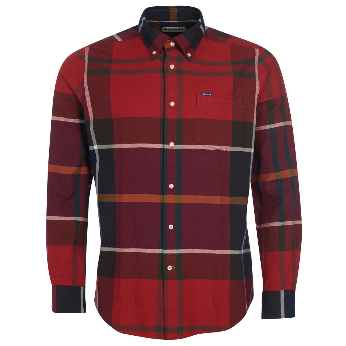 Barbour Dunoon Tailored Fit Men's Shirt | Red